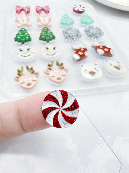 Christmas Stud Earring Mold Palette