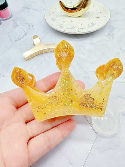 Crown Shape Hair Claw Clip Mold