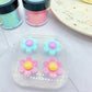 Flower Earring Mold Clear Silicone Mold for Resin Earrings