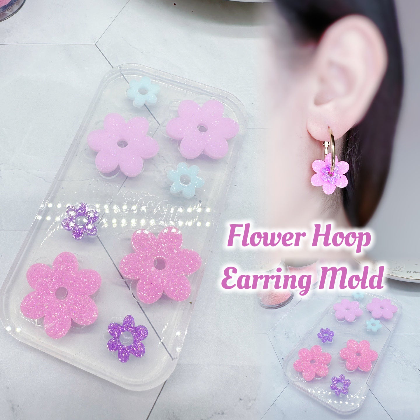 Buy Hoop Earrings Resin Mold , Dangle Earrings Silicone Mold , Tear Drop  Square Leaf Earrings, Handmade Earrings , Jewelry Mold ,casting Mold Online  in India - Etsy