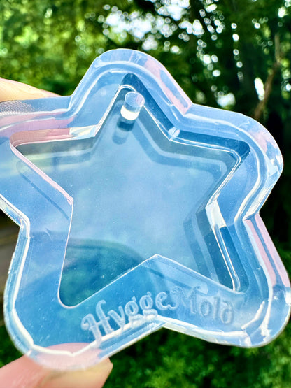 4cm Star Pet Tag Keychain Mold