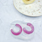 Thick Round Semi Hoop Earring Mold