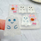 Cute Happy Baby Ghosts with Accessories Dangly Charm Earring Mold flower pumpkin ribbon bow