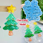 Predomed 4-level Christmas Tree Dangle Earring Mold