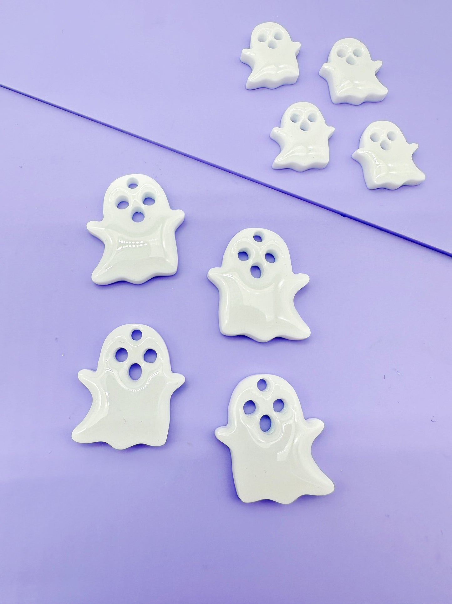 Predomed Ghost Dangly Charm Earring Mold for hoops and hooks