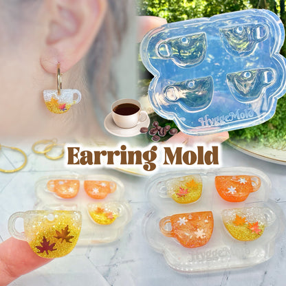 2.3 cm Predomed Coffee Mug Teacup Dangly Charm Mold