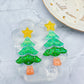 Predomed 4-level Christmas Tree Dangle Earring Mold