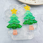 Predomed 4-level Christmas Tree Dangle Earring Mold