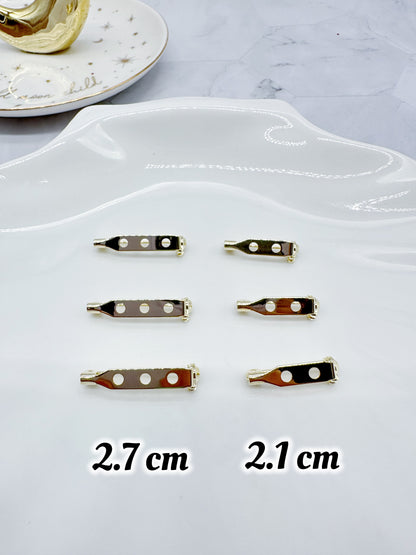 14k Gold Plated Brooch Backs