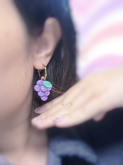 Small Predomed Grape Dangle Earring Mold