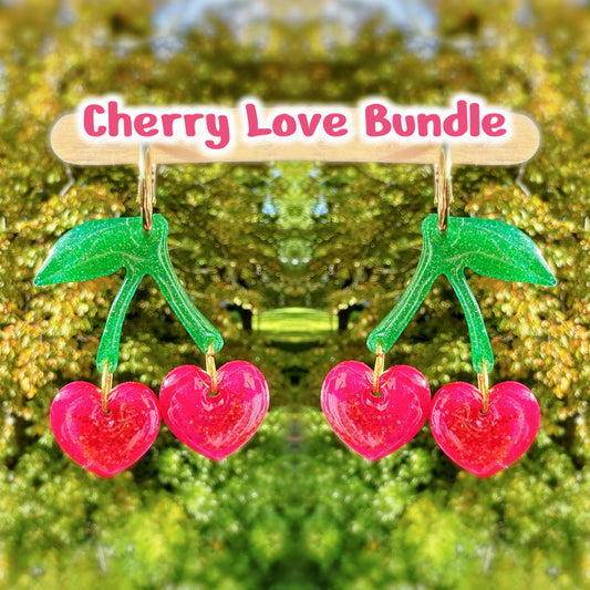 Predomed Cherry Love Earring Mold Bundle