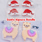 20% off Christmas Santa Alpaca Llama Mold Bundle