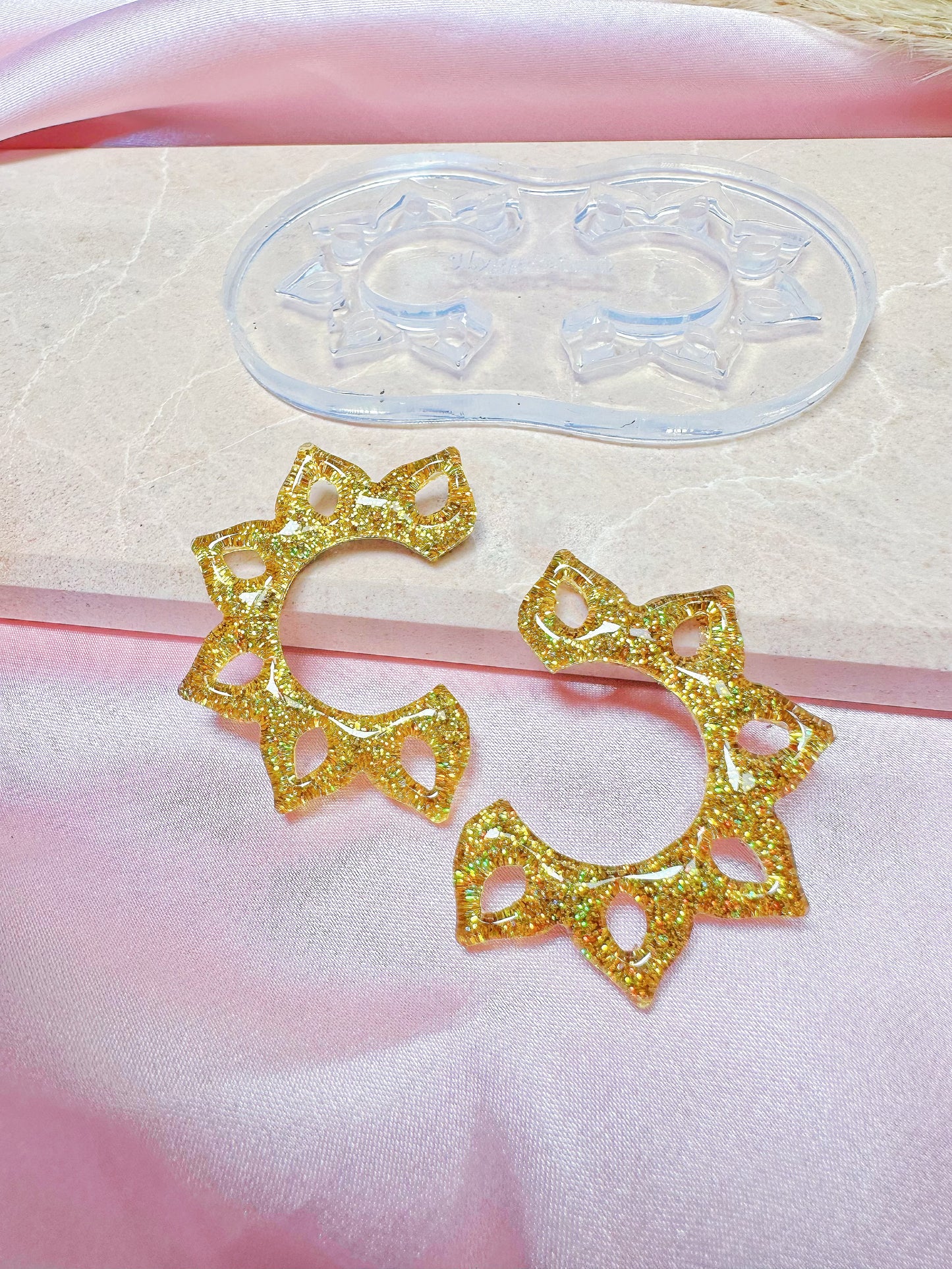 2025 Upgrade Predomed Sunflower Hoop Earring Mold