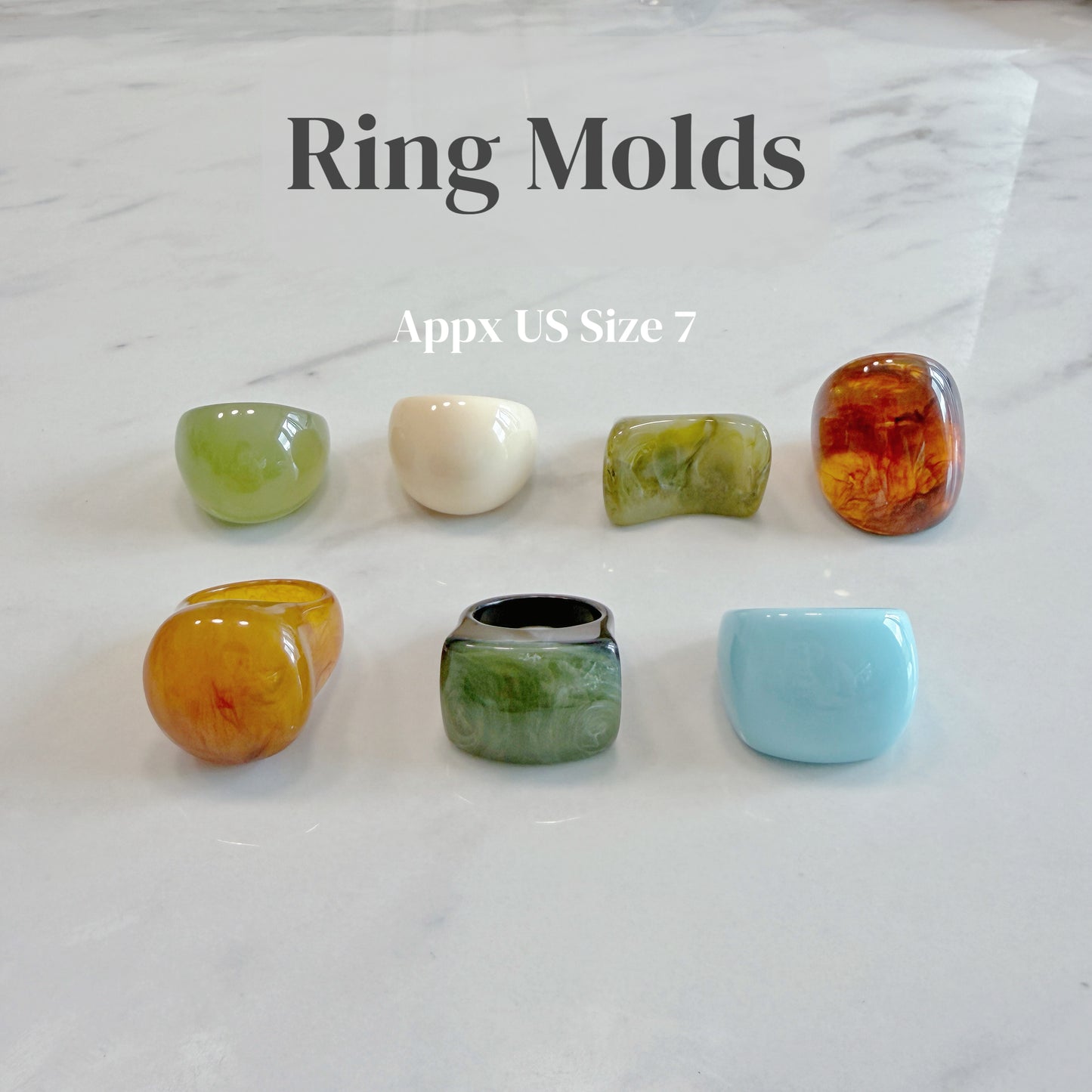 US size 7 Chunky Ring Molds