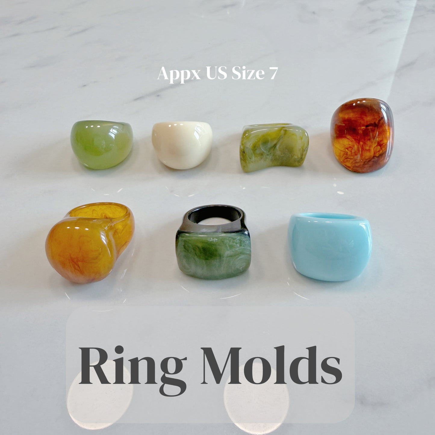 US size 7 Chunky Ring Molds