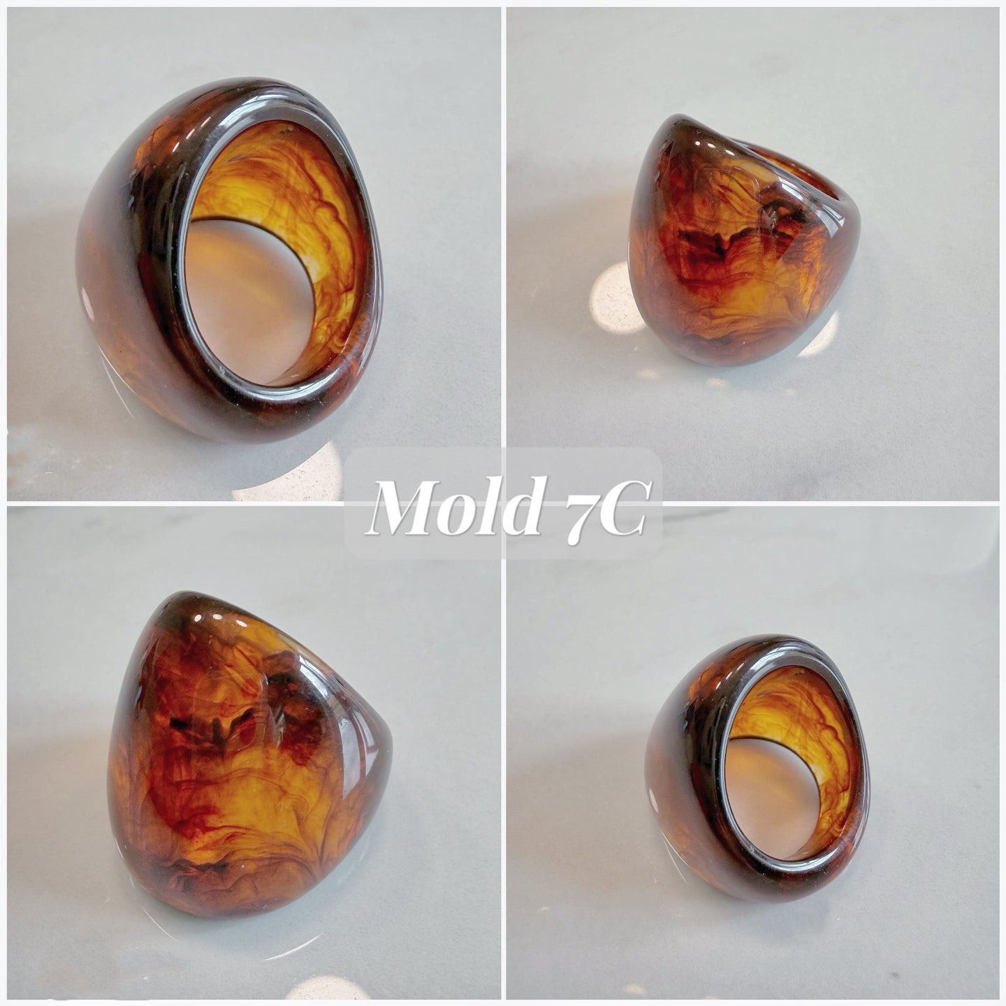 US size 7 Chunky Ring Molds