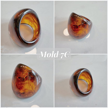 US size 7 Chunky Ring Molds