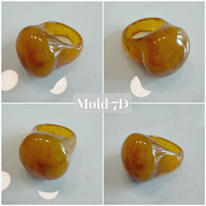 US size 7 Chunky Ring Molds