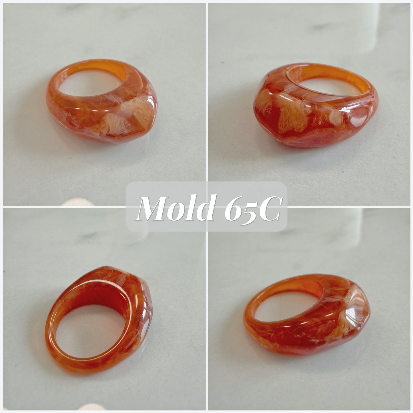 US size 6.5 Super Chunky Ring Molds