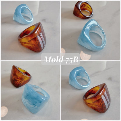 US size 7.5 Super Chunky Ring Mold