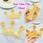 Make your own hair clip Crown Shape Hair Claw Clip Mold Clear Silicone mold for resin