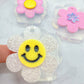 Smiley Face Flower Keychain Silicone Mold for Resin