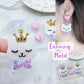 4cm Queen Cat Earring Mold with Heart Topper