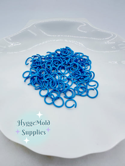 50 Pcs 10mm Coloured Open Jump Rings