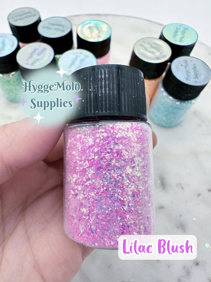 10g Bag Rainbow Tint Mylar Flake Glitter Mix