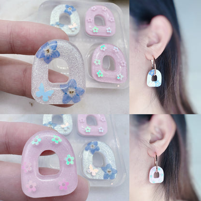 2.3cm Pre domed Open Arch Earring Mold