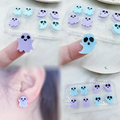 Mini ghost duo stud set Mold