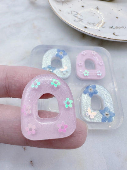 2.3cm Pre domed Open Arch Earring Mold