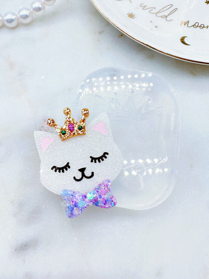 4cm Queen Cat Brooch Mold