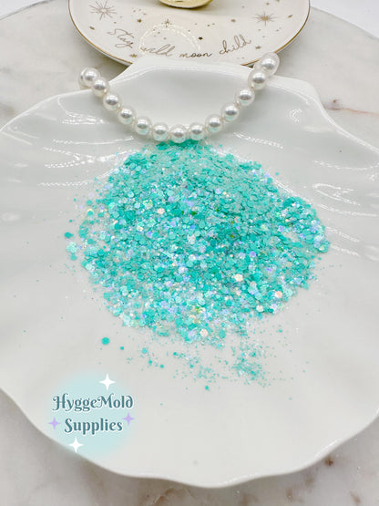 Frosty Mint Chunky Glitter Mix