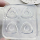 2.2 cm Predomed Rounded Triangle Hoop Earring Mold