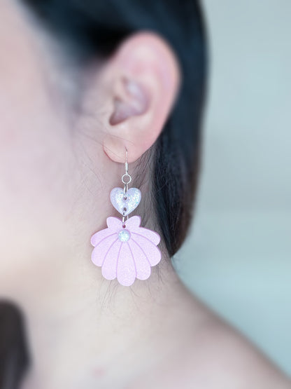 Barbie-inspired Shell N Pearl Dangle Earring Mold