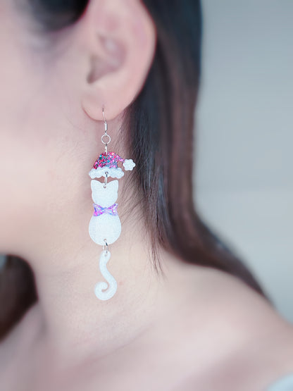 6cm Swinging Cat Tail Dangle Earring Mold