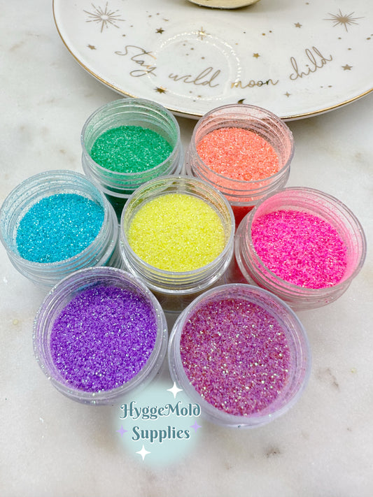 Rainbow Fine Glitter Set A