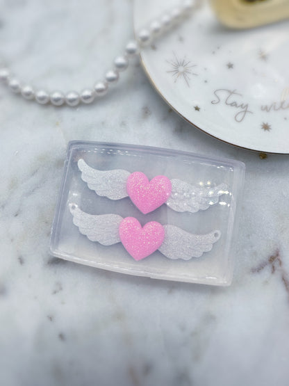 Winged Heart Necklace and Brooch Combo Mold