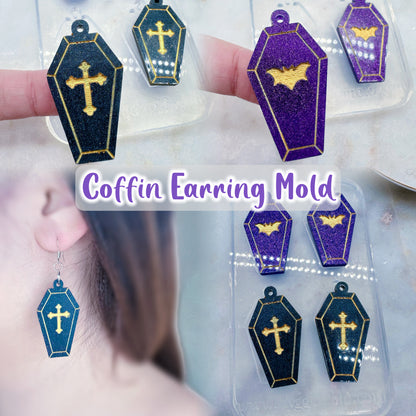 Coffin Dangle Earring Mold