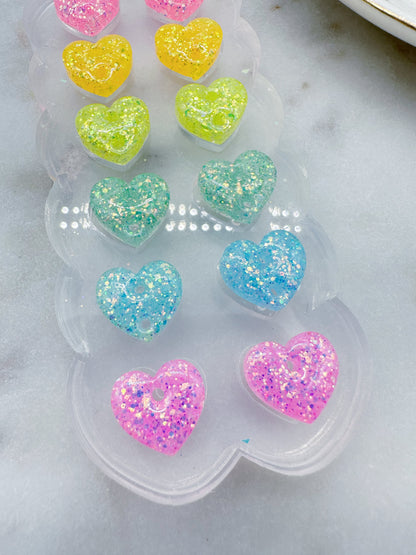 Pride Month Special Predomed heart Linear Dangle Earring Mold