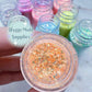 10g Bag Rainbow Tint Mylar Flake Glitter Mix