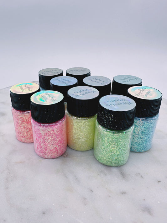 10g Bag Rainbow Tint Mylar Flake Glitter Mix