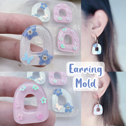 2.3cm Pre domed Open Arch Earring Mold