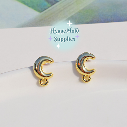 8 pcs Celestial Earring Posts