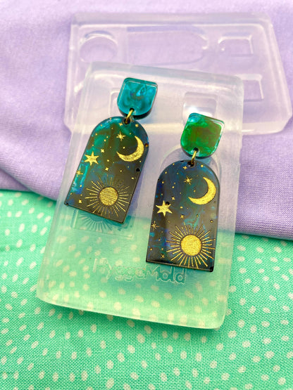 New size Celestial Arch Dangle Earring Mold