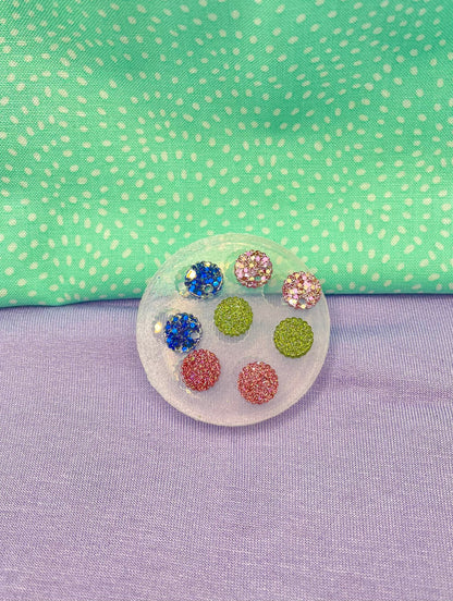 Cute Mini Cookie Stud Earring Value Mold