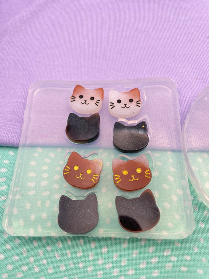 Mini Cat Studs Earring Mold