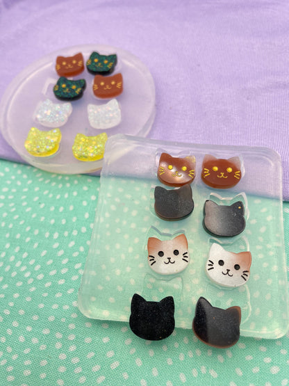 Mini Cat Studs Earring Mold