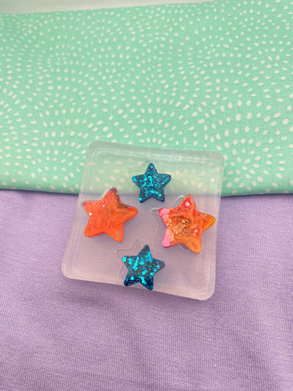 Two-level Star Dangle Stud Earring Mold